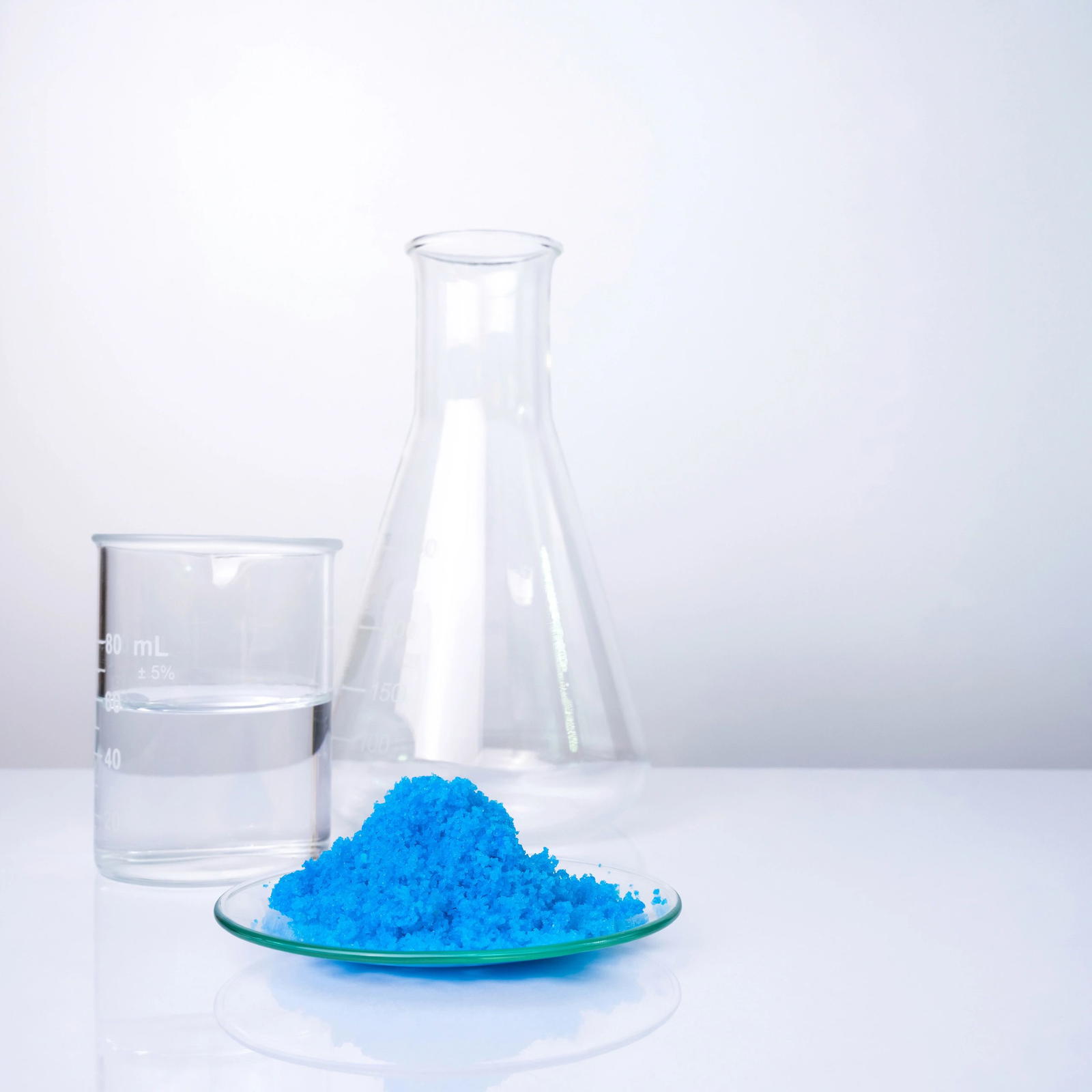Laboratory ingredients on a clean bench representing TB-500 product