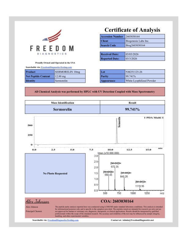 Sermorelin 10mg - Image 2
